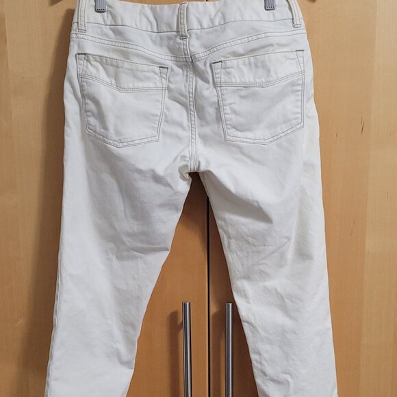 GAP white jeans ankle length cropped Limited Edition Size 6 - Picture 3 of 7